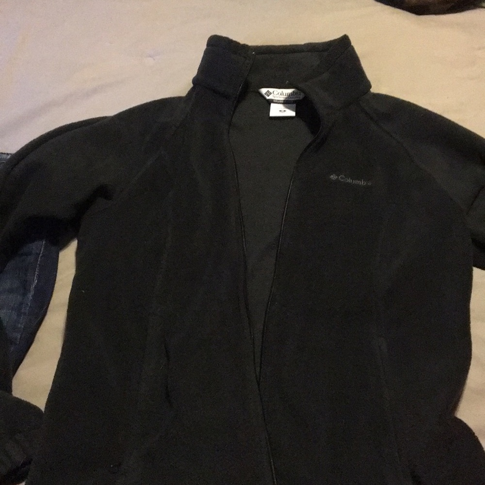 Columbia Black fleece jacket